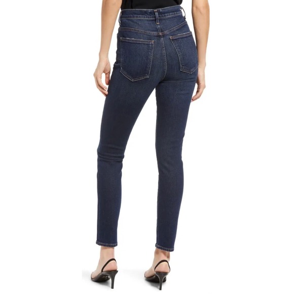 NWOT AGOLDE Pinch Waist Super High Waist Skinny Jeans (stretch) Ovation, Size 28 - Picture 7 of 13